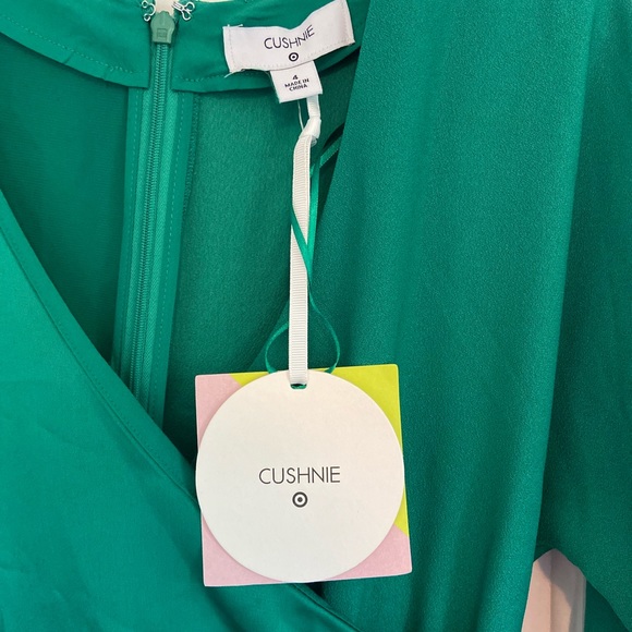 NWT Two material green dress - Picture 3 of 5